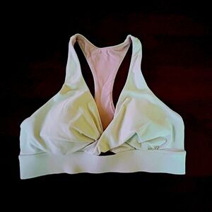 Lululemon Athletica Sweet Awakenings Mint Green Yoga Top Sports Bra Size 8